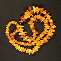 Vintage faceted amber necklace